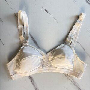 Vintage White Bullet Bra